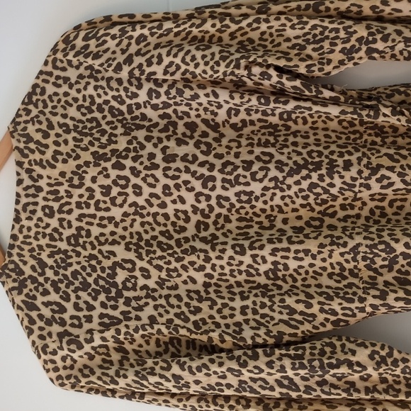Faithful The Brand Mob Wife Baja Wrap Mini Dress Leopard Print Mob Wife Sz 8 - Picture 9 of 11